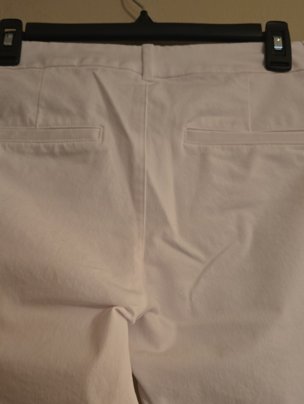 New Old Navy Women's 4 Petite High-rise Pixie Skinny White Crop Pants - Picture 4 of 8